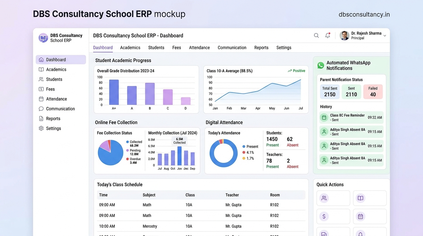 School Management ERP System West Bengal